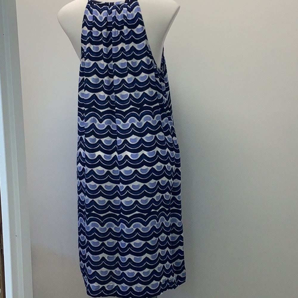 Tommy Bahama “making waves” Blue and White Patterned Dress size xl - Picture 8 of 12